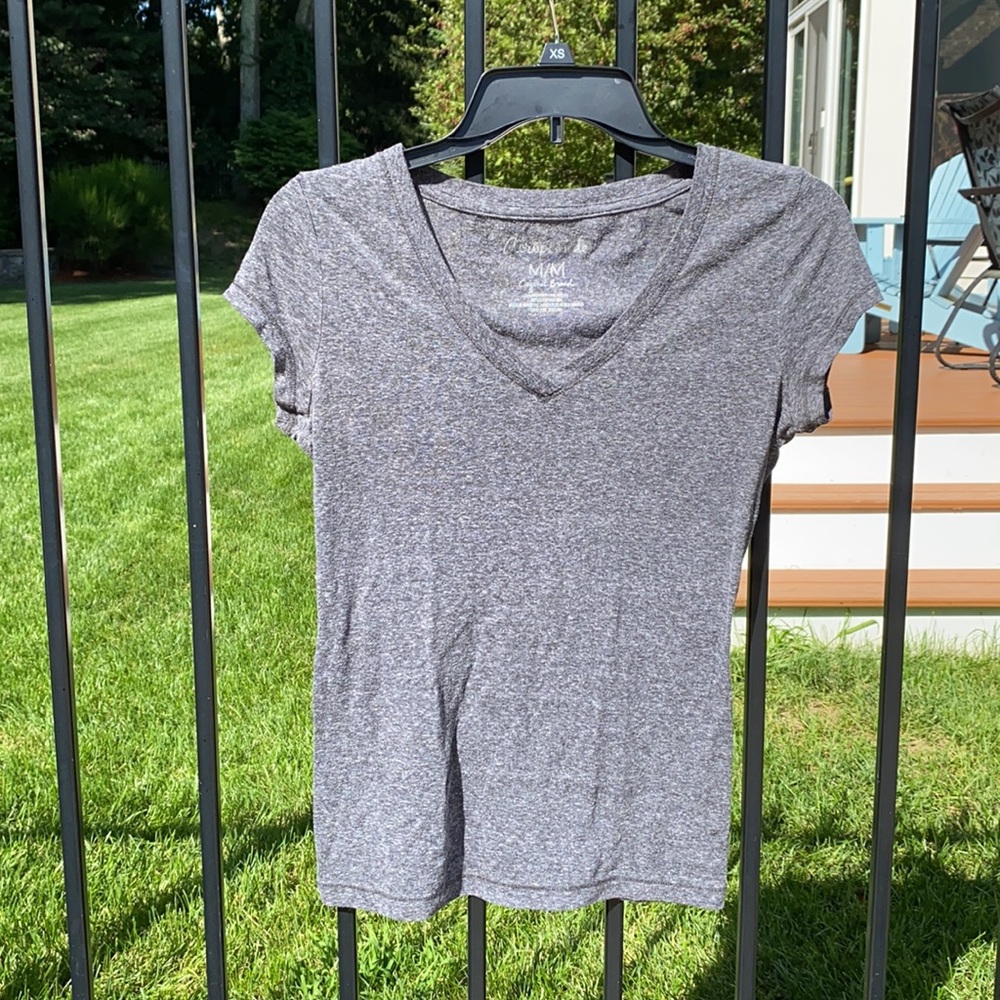 Grey v-neck